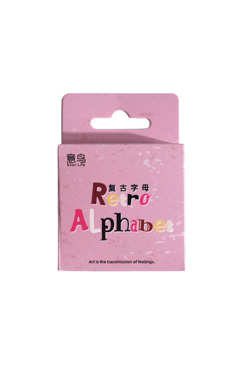 Choice1 260pcs 52pcs English Letter Pattern Stickers Are Suitable for Laptops, Mobile Phone Cases, Water Bot