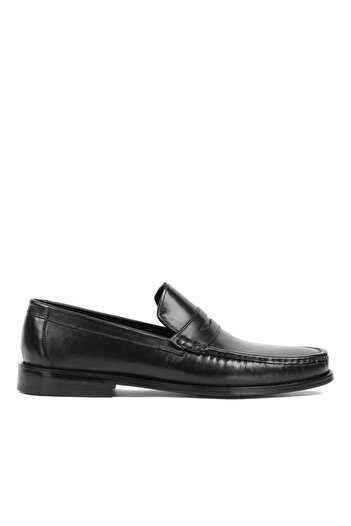 Celal Gültekin Men's Black Leather Sole Leather Shoes