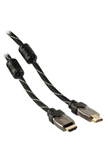 GBL G&BL 19427 HDMI cable with Ferrite and Sheath, 3 m, Black