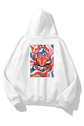 Trendiz Unisex Φούτερ California Lobster Λευκό