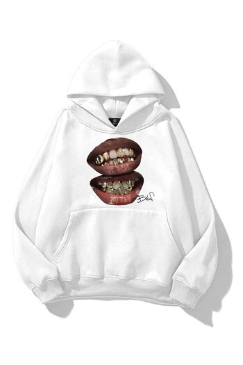 Trendiz Women's Belief Sweatshirt White