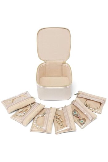 Generic Lonimia Jewellery Box, Jewellery Organiser, Leather Material Hardware Handle Large Capacity Practic