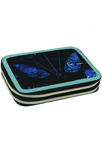 SPIDERMAN Dark filled pencil case 2 levels