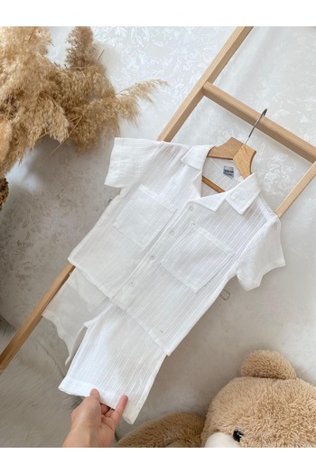Calisa Boy's Shirt and Shorts Set