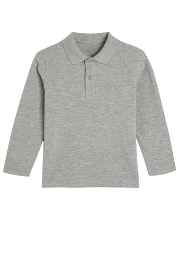 vory Polo Neck School T-Shirt Long Sleeve Lacoste Fabric Button Vr.Ok. 182.Y01