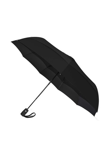 Vaxiuja Folding Umbrella, Vaxiuja, with Automatic Opening and Closing, For Women and Men, Black, 102cm