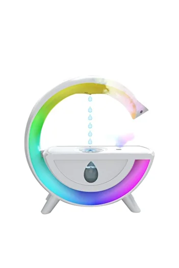MILARIS Difuzor aromaterapie, Umidificator de aer antigravitational, Lampa de noapte RGB, Capacitate 350 ml