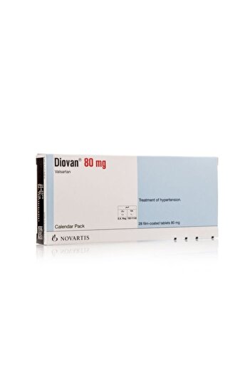 NOVARTIS PHARMA Diovan 80mg tablets
