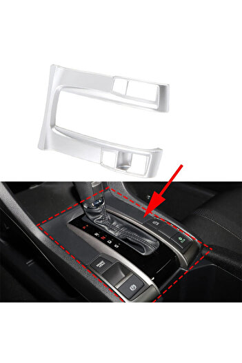 bigkey Compatible for Honda Civic Fc5 – Fk7 Gear Shift U Frame Full Coating Silver