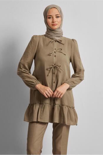 Alvina Cotton Binding Detail Tunic 45369