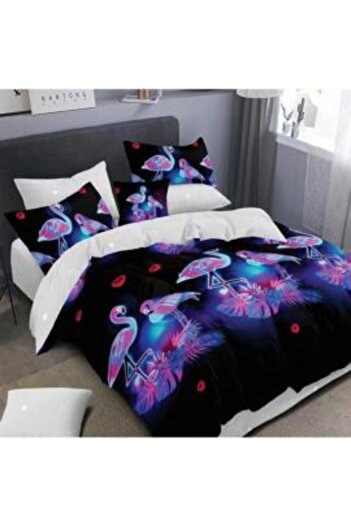 Ralex Economic Bed Linen Package Double Bed Finet 6 Pieces + 2 Quilted Pillows 50 x 70 cm + Quilt 200 x 21