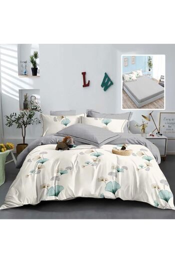 Ralex Economic Package Double Bed Linen Finet 6 Pieces with Mattress Cover + 2 Quilted Pillows 50 x 70 cm