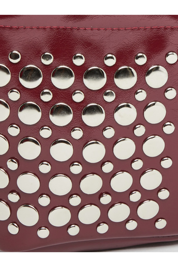Styli Studded Leather Shoulder Bag