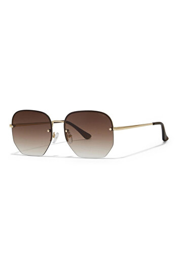 Styli Unisex Nina II Geometric Sunglasses