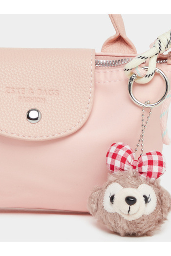 Styli Push Lock Handbag with Drop Detail