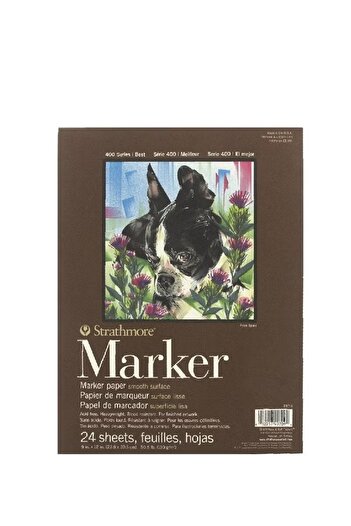 Strathmore لوحة رسم ماركر من سلسلة 400 - 11 × 14 بوصة - 24 ورقة ناعمة