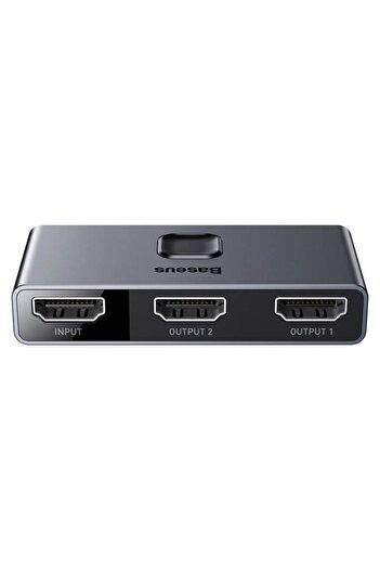 Baseus Switch video Matrix CAHUB-BC0G, HDMI bidirectional - 2x HDMI 4K / 30 Hz (Grey)