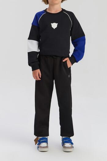 Nebbati BG Store Boy's Black Sweatpants