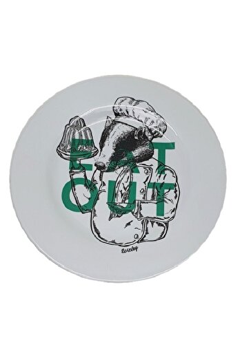 OEM Gemma plate 20 cm 3STX, Eat Out green