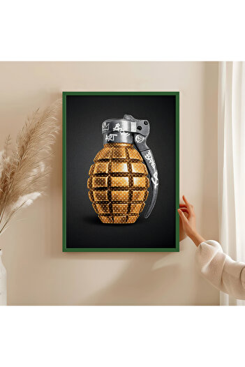 HOMEPACK AHŞAP ÇERÇEVELİ TABLO ÇERÇEVELİ POSTER SANATSAL DUVAR DEKORU TK/1504