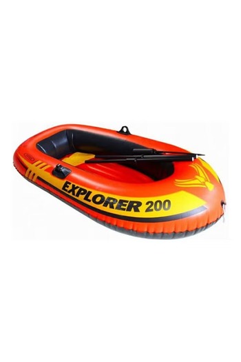 Intex Explorer 200 Boat Set – Inflatable 2-Person Raft – 185x94x41 cm
