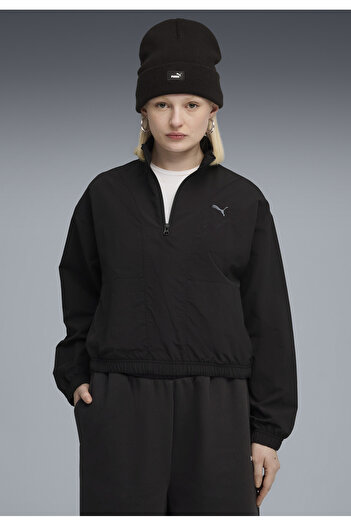 Puma Dámské tričko s poloviční zipem HER Relaxed Crew