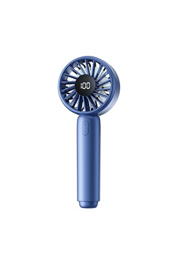 2DAYFIND Ventilator portabil cu afișaj digital, W124, ABS, policarbonat, albastru