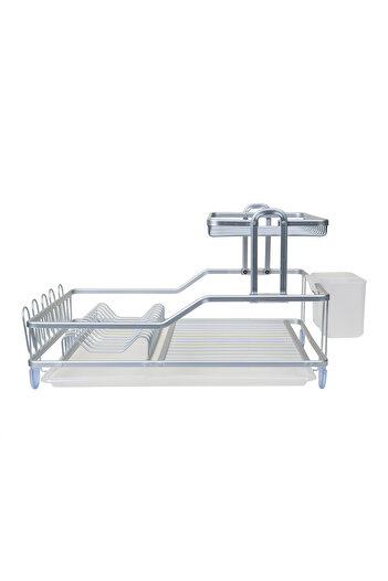 Z-Tools Dish rack, with plastic tray and cutlery holder 55x35x28 cm / 979