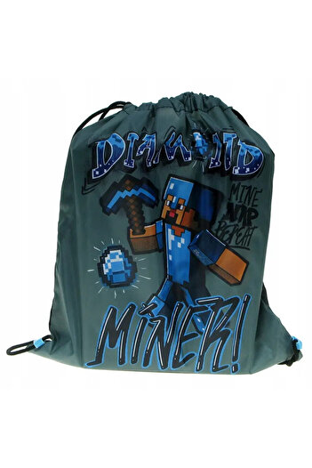 MINECRAFT sport bag gym sack 37 cm