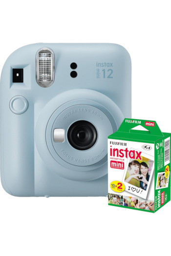 Fujifilm Instax Mini 12 Pastel Blue + Film Mini 2x10