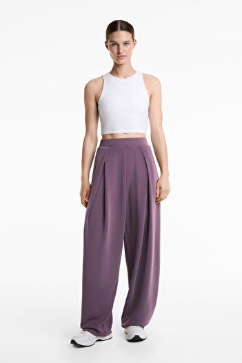 Oysho Cocoon trousers with soft-touch modal