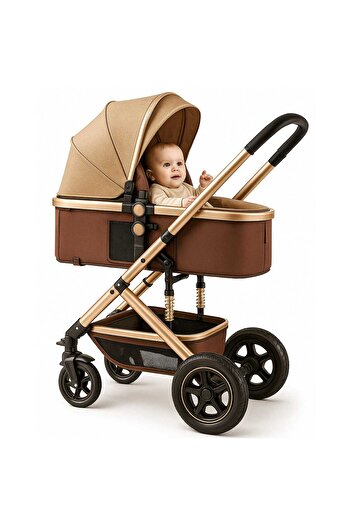 Timebox Reversible Stroller for Babies 0-3 Years – , Foldable with One Hand, Detachable Handle, Adjustable C