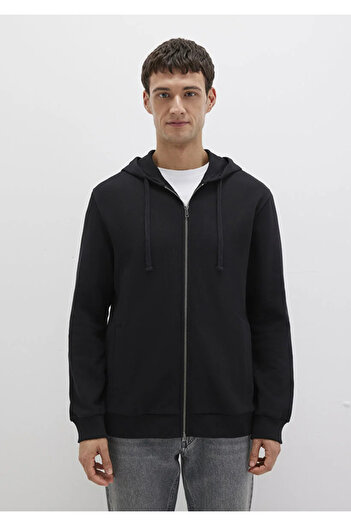 Mavi Men's Black M0S10423-900 Hooded Sweatshirt