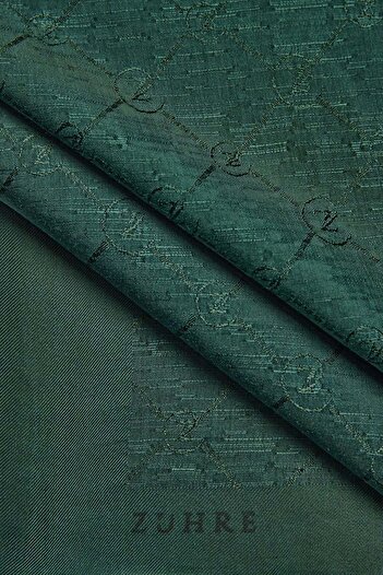 Zühre Emerald Cocoon Shawl 0014