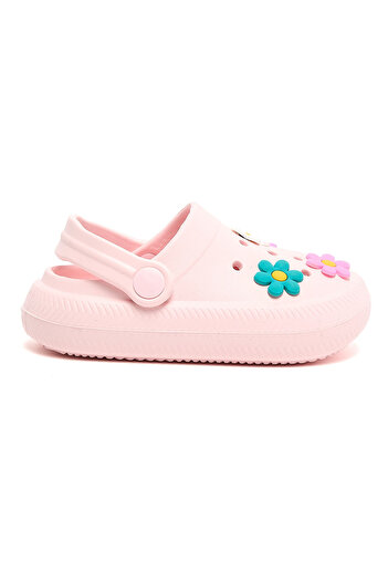 R&B Pink Girl Jibbitz Detail Clogs