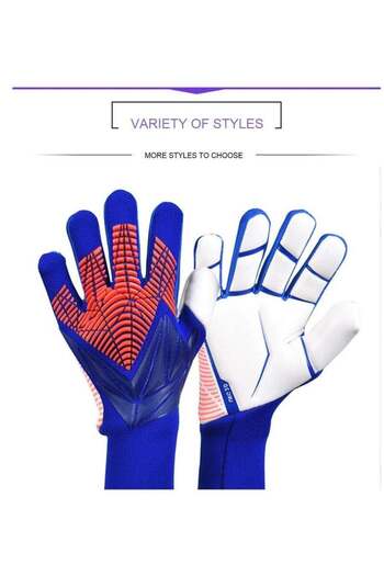 Lumely Soccer Goalkeeper Gloves,High Performance Breathable,4+3mm Super Grip,for Training Matches,Size 6