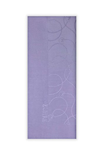 Zühre Lilac Flamed Shawl 0016