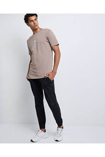 R&B FRAPPE Men BASIC CREW SS PRNTD