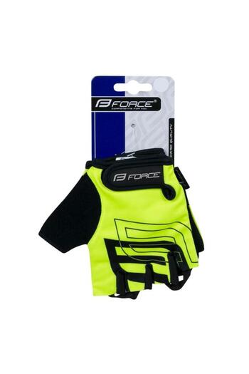 Force Sport Cycling Gloves Yellow Fluo M