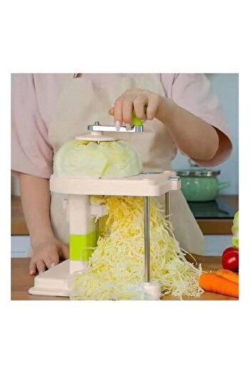 TERRION Rotary Vegetable Grater & Slicer – Manual Cheese Shredder, Chopper with Suction Base, Mandoline