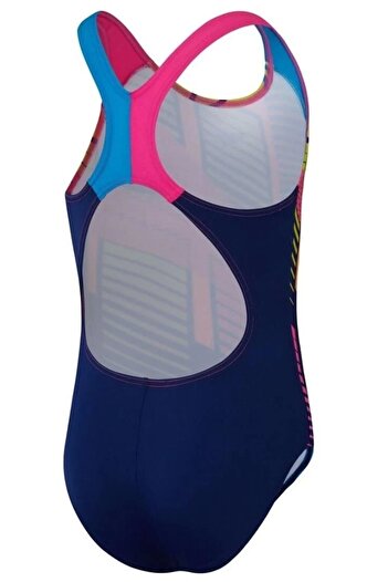 SPEEDO Digital Print Splashback Girl's Swimmer Swimsuit Rainbow