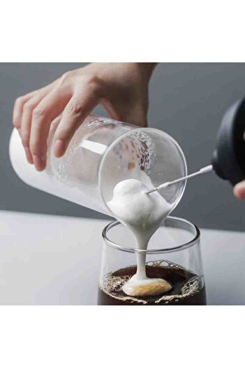 DAR Electric Milk Frother with Glass Cup and Double Head –178-33
