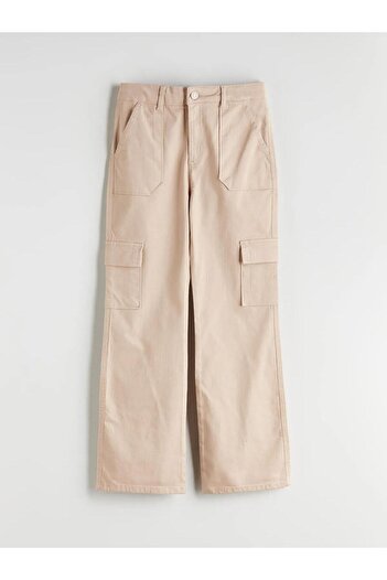 LC Waikiki Lcw Kids Wideleg Girl's Cargo Pants (W5)