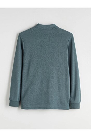 LC Waikiki Ανδρικό φούτερ LCWAIKIKI Classic Polo με μακρυμάνικο γιακά (W5)