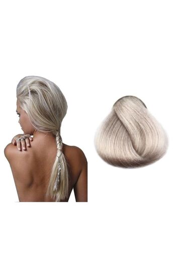 Fanola Vopsea de păr permanentă 12.1 - Cremă colorantă blond platinat cenușiu extra deschis 100ml -