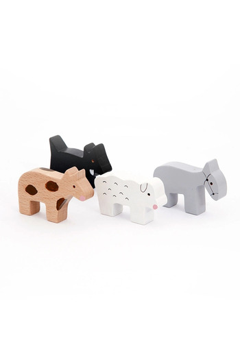 BALATOYZ Wooden Farm Animals Ferris Wheel
