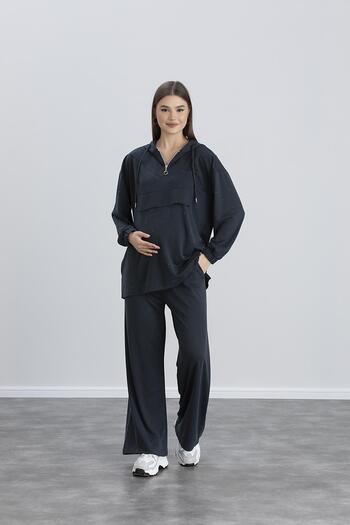 LİYACA Stone Pregnant Tracksuit Set