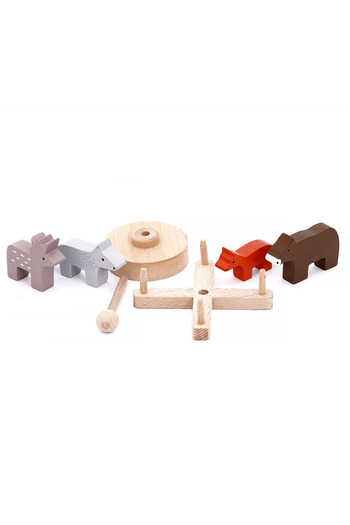 BALATOYZ Wooden Forest Animals Ferris Wheel