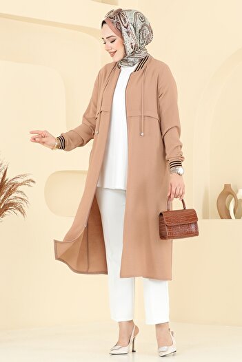 ModaMerve Ribbed Hijab Cap 8003Bm387-Ms Vision