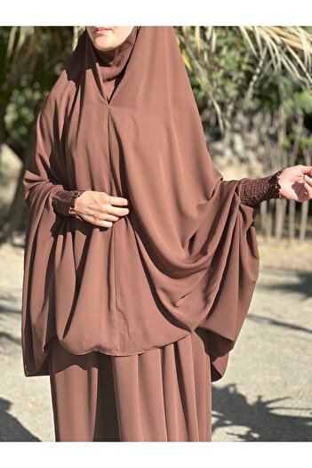 NAKŞİDİL Needle Veil Bed Sheet Medina Silk Brown